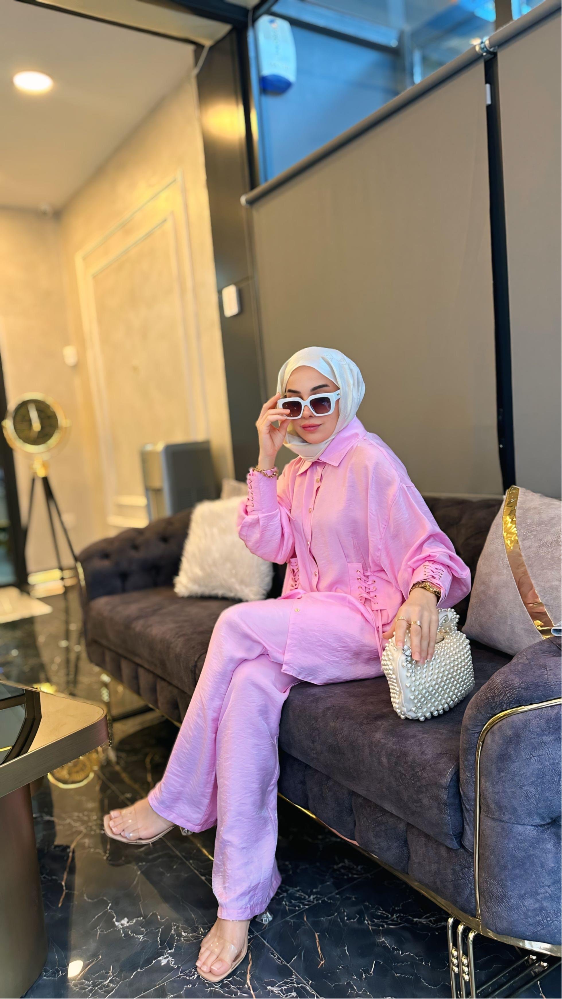 Tasarım İsabel Takım/Pembe 