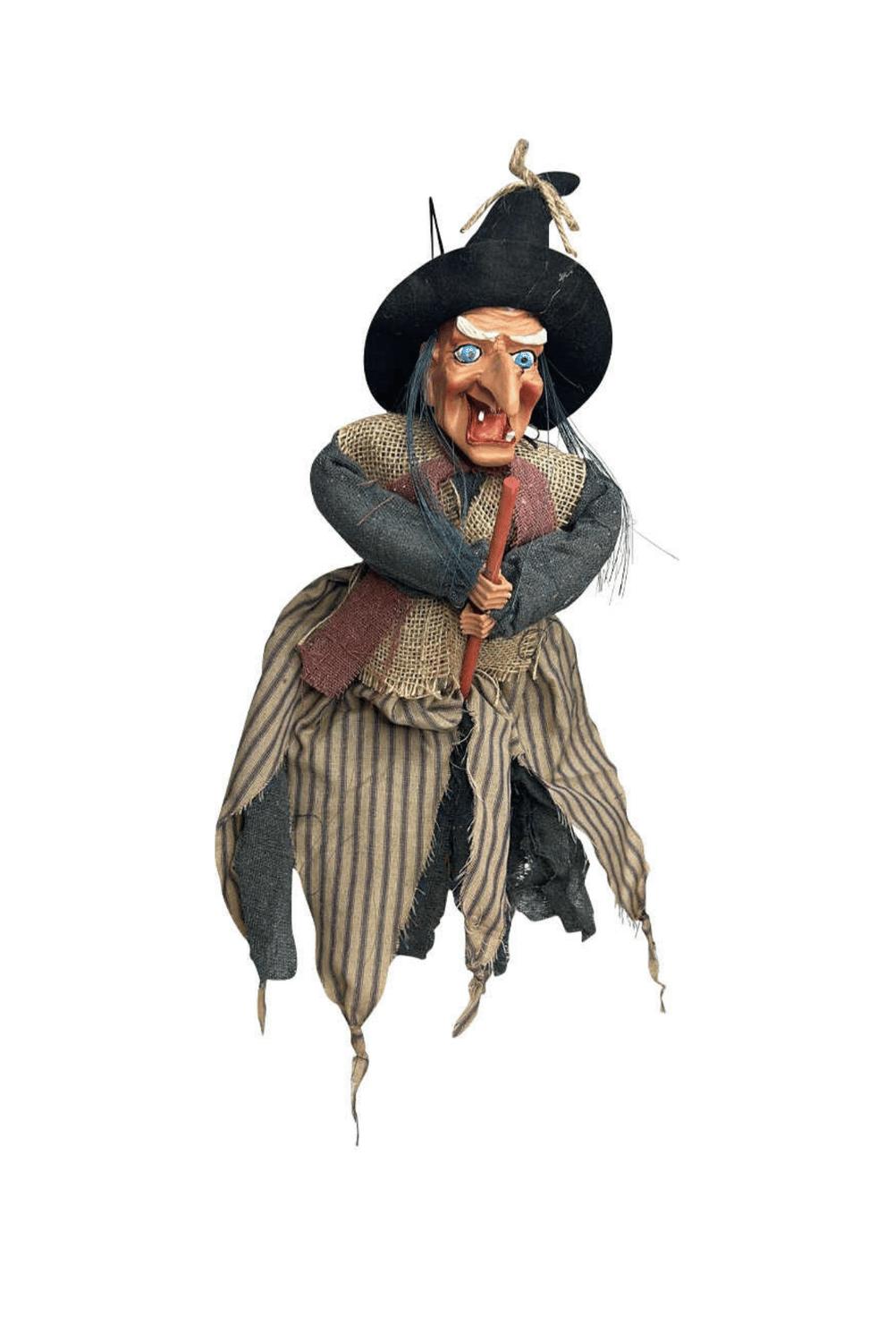 Halloween Askılı Cadı Süs Beyaz 