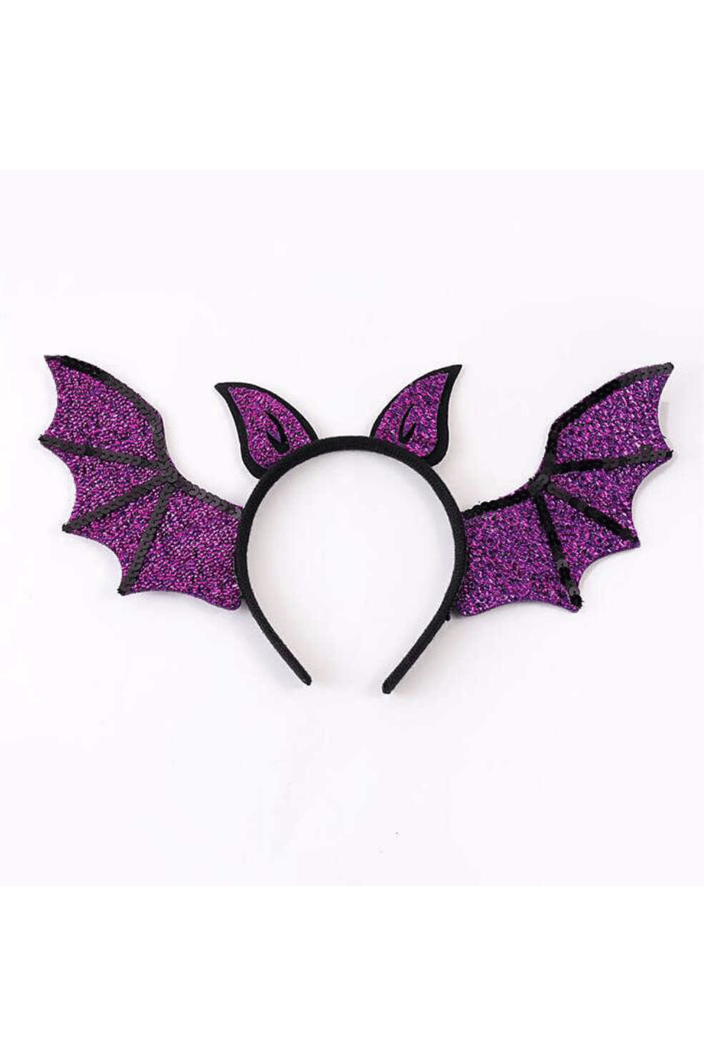 Halloween Yarasa Taç Mor 