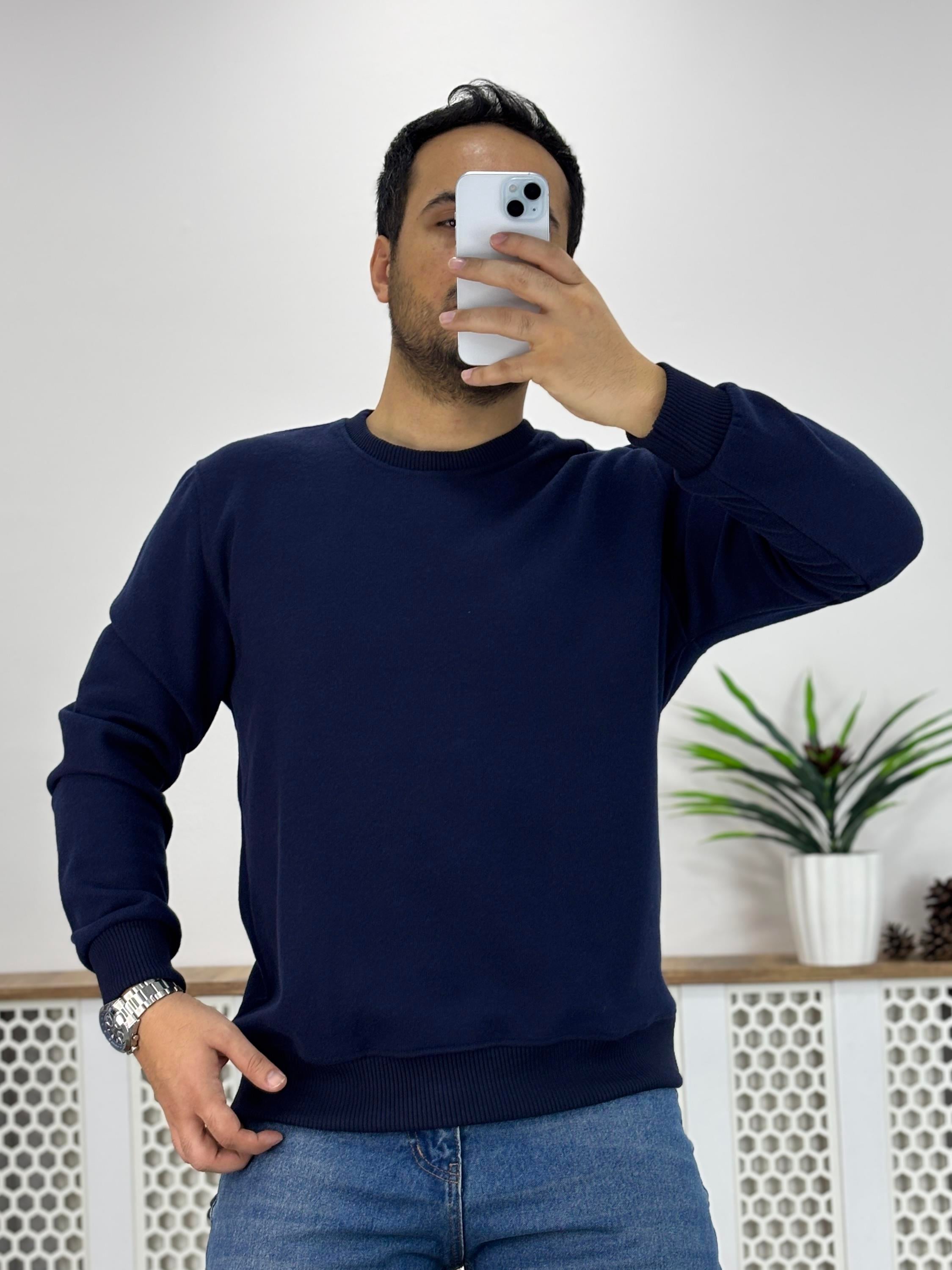 Lacivert Selanik Sweatshirt  K0011