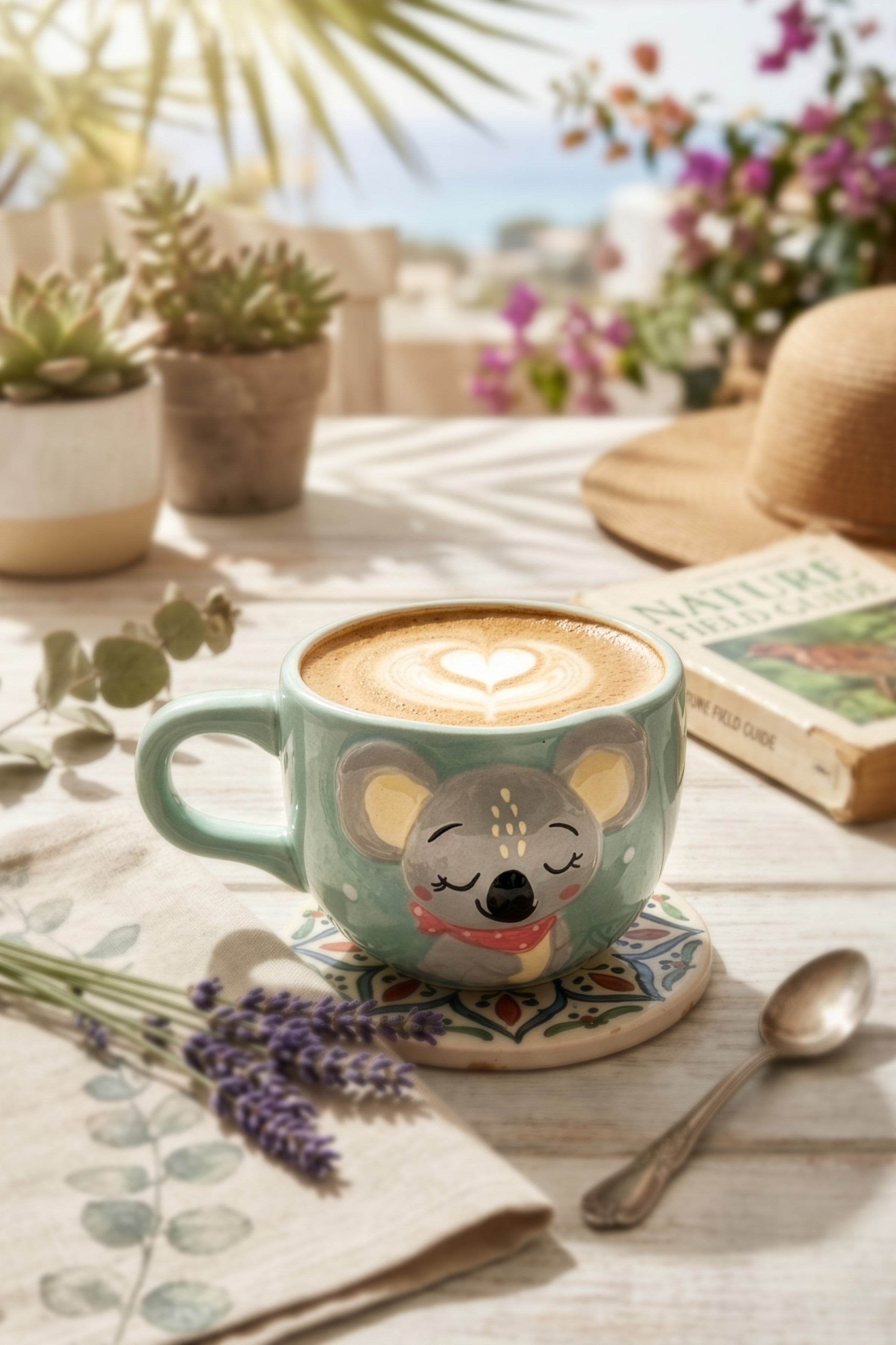 MiniZoo 3D Fil Figürlü Sevimli Porselen Kupa Özel Tasarım Hayvan Figürlü Kupa