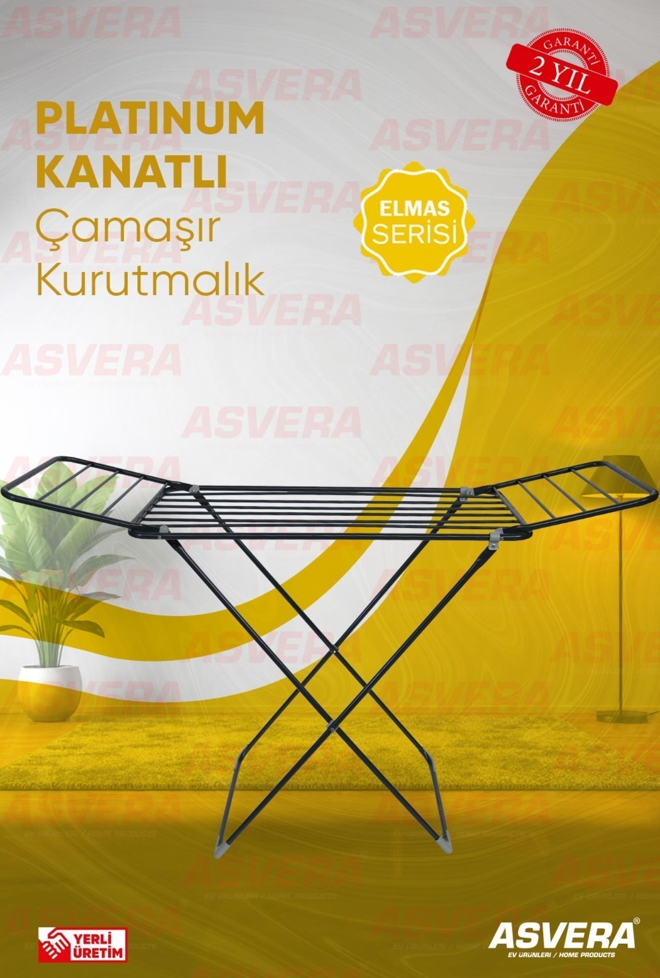 ASVERA PLATİNUM KANATLI ÇAMAŞIR KURUTMALIK