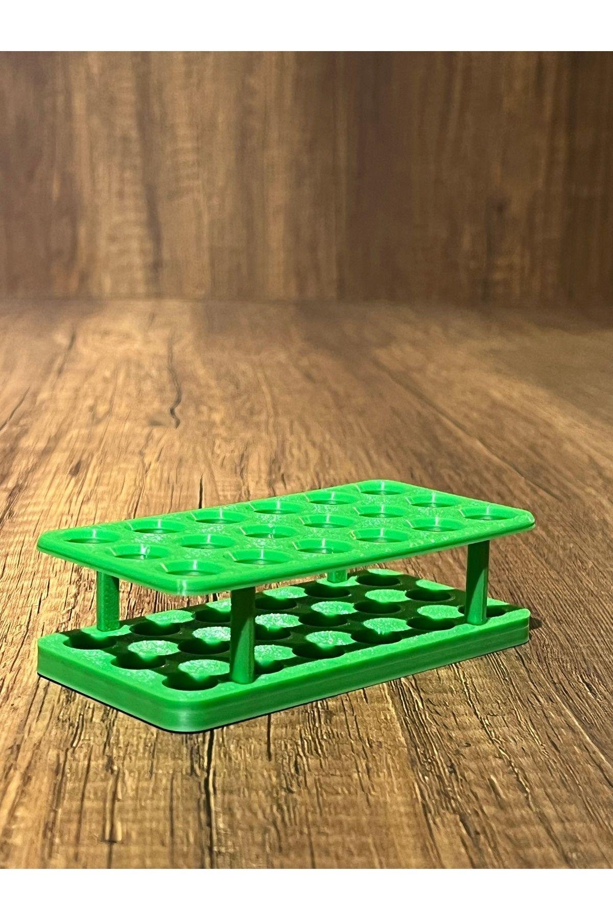 18'li Eppendorf Tüpü Standı (Yeşil)