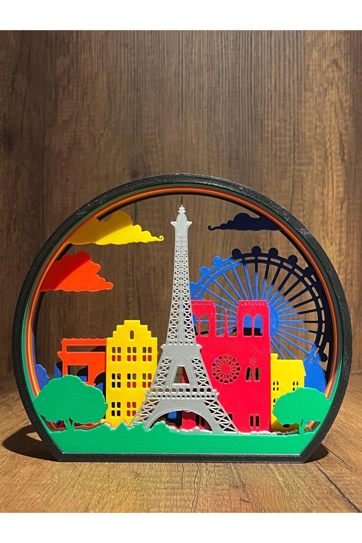 Paris Tasarımlı Renkli Dekor