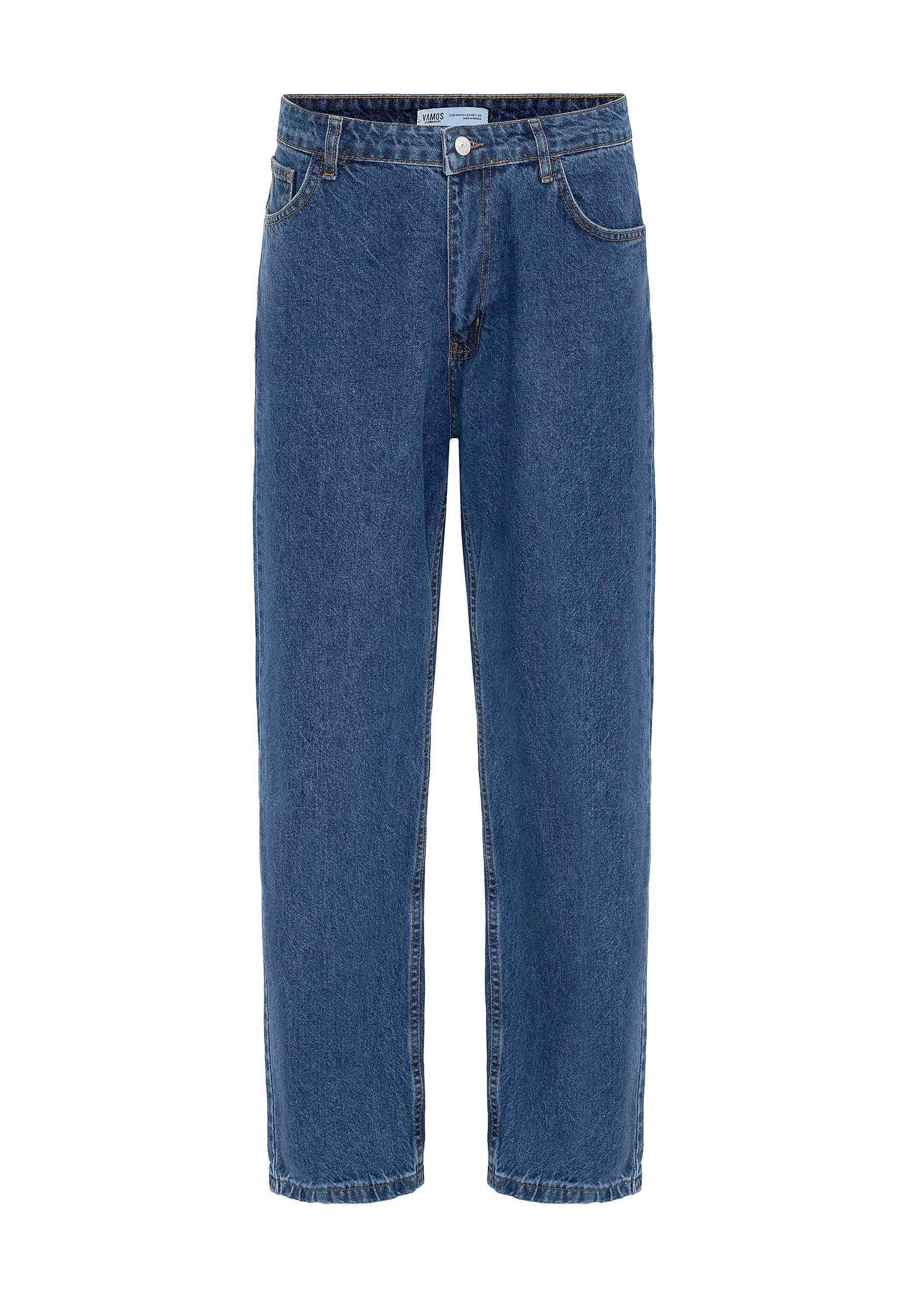 Baggy Fıt Jean Kot Mavisi