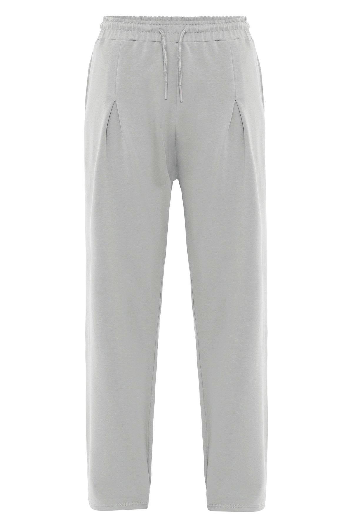 Basic Baggy Eşofman alt Gri