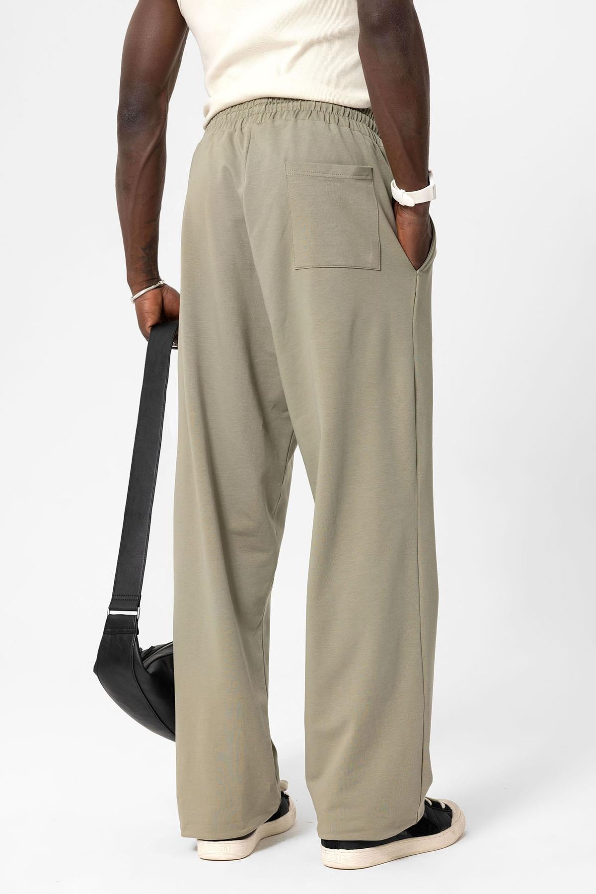 Basic Baggy Eşofman alt Haki