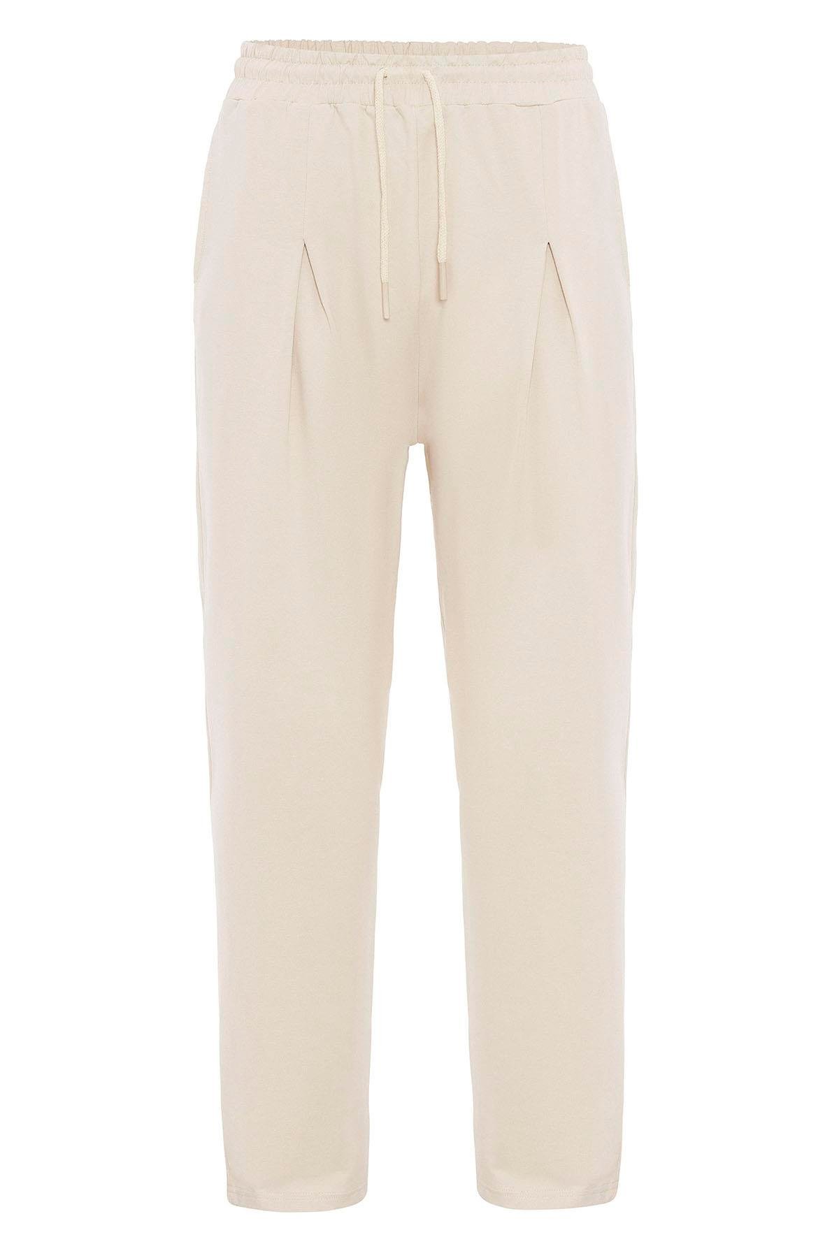 Basic Baggy Eşofman alt Taş