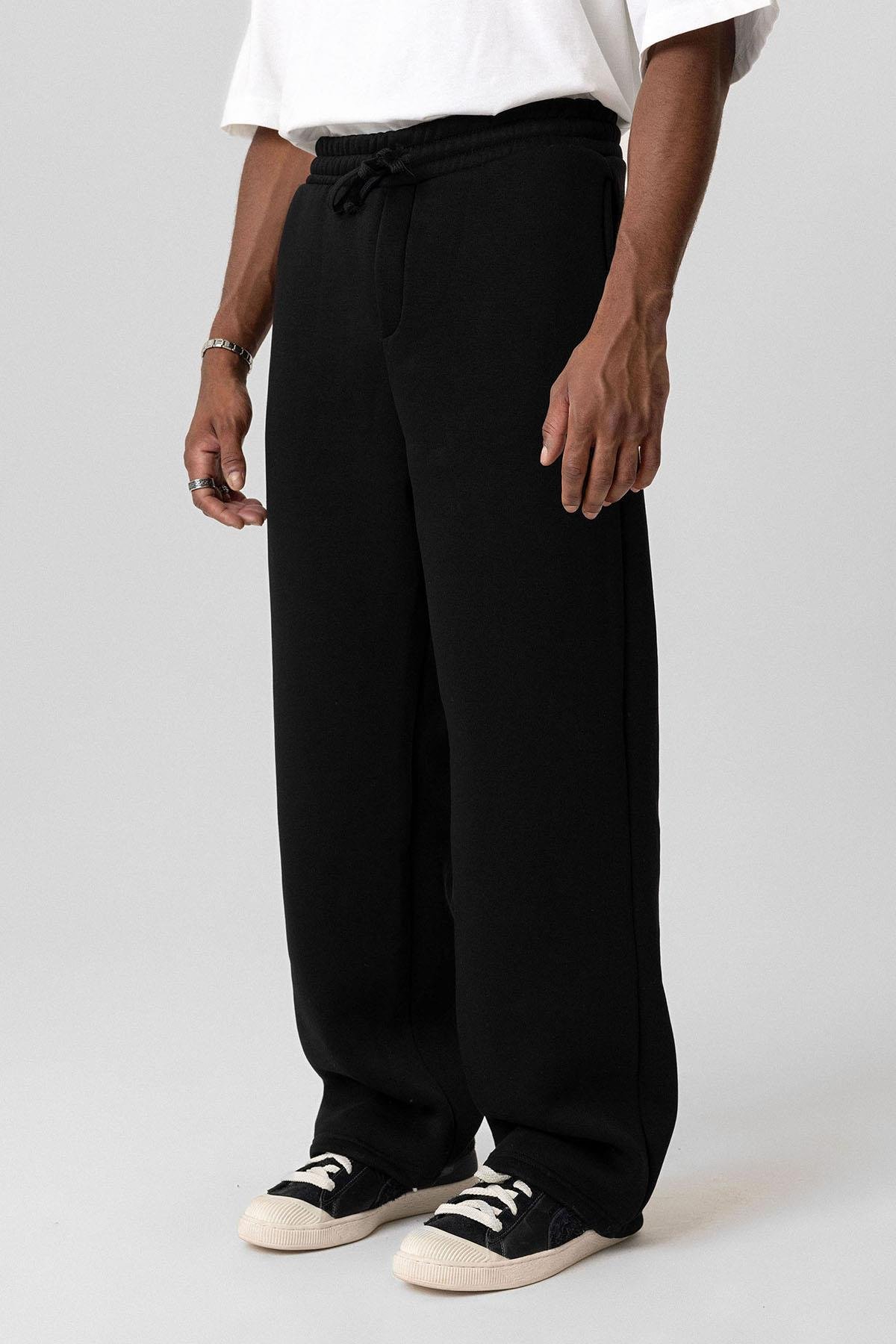 Basıc Oversize Eşofman Takım Siyah