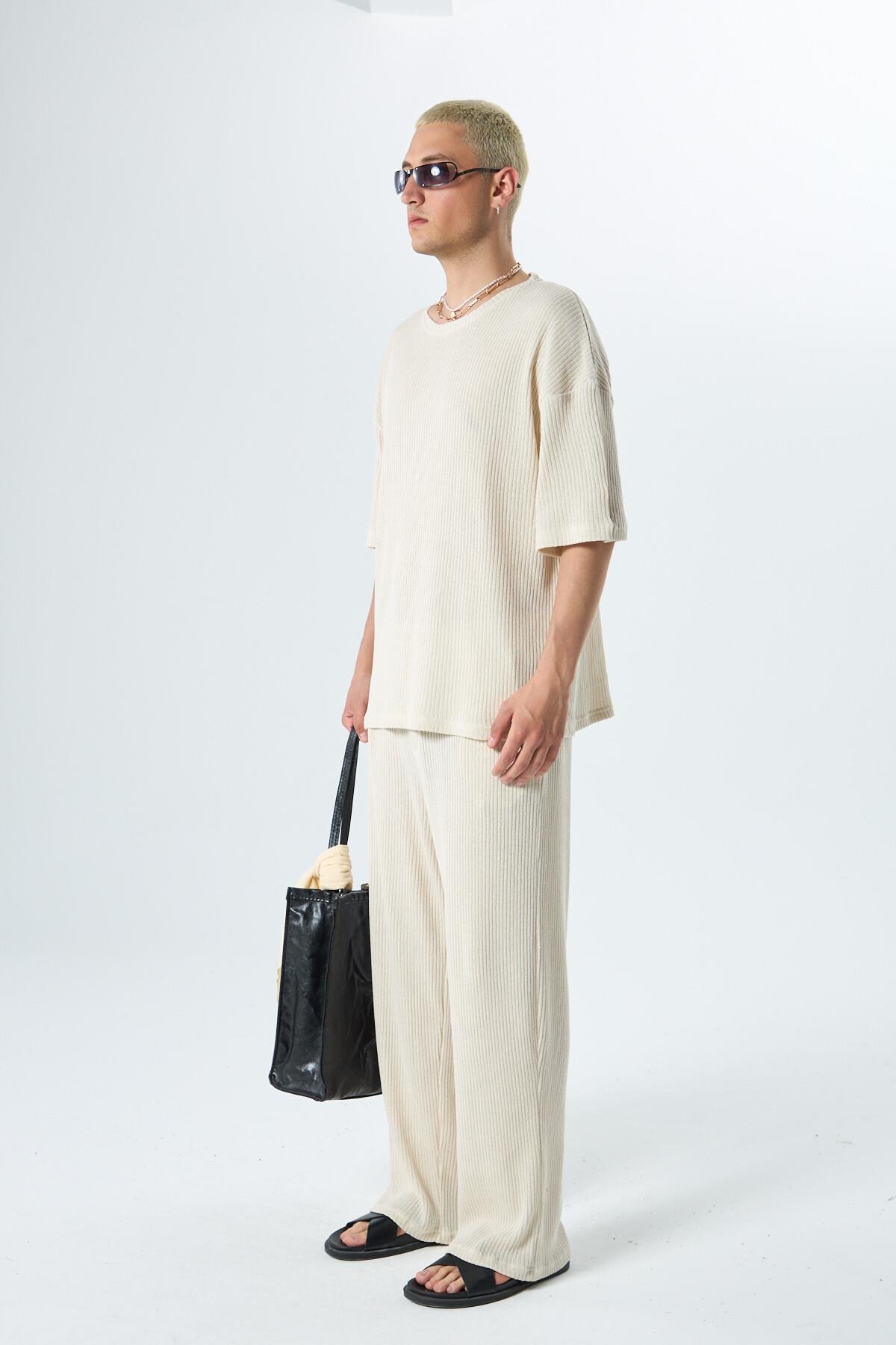 Basıc Oversize Takım Bej