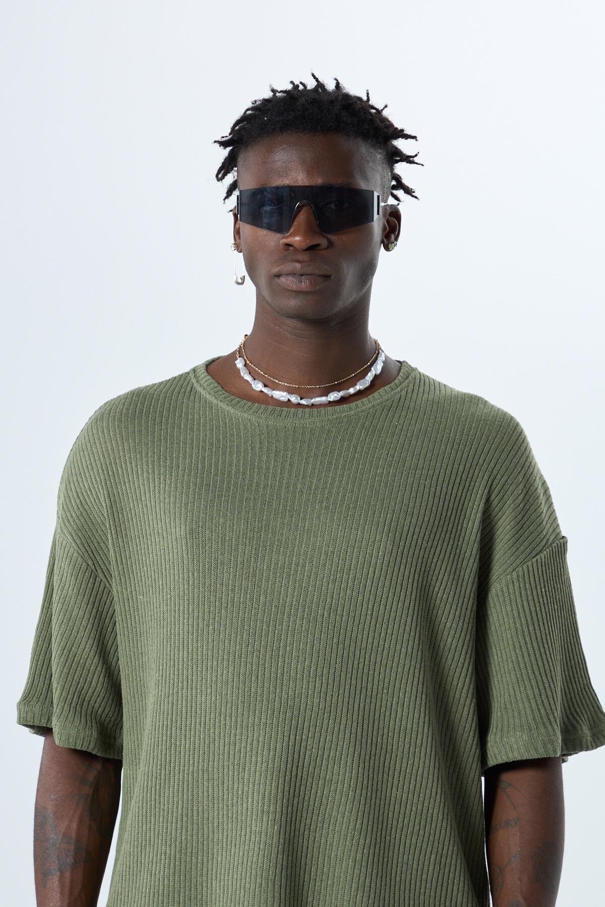 Basıc Oversize Takım Haki