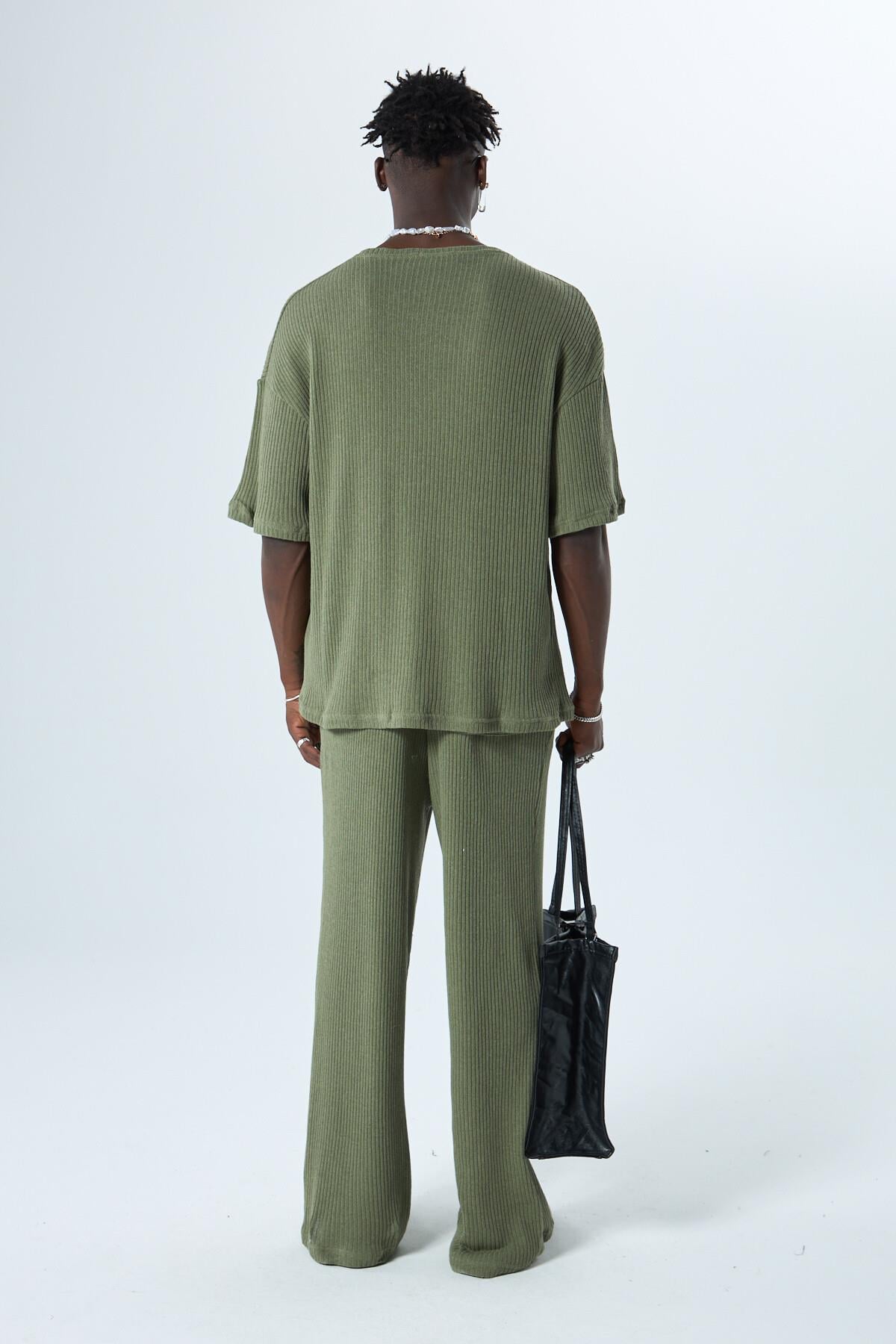 Basıc Oversize Takım Haki