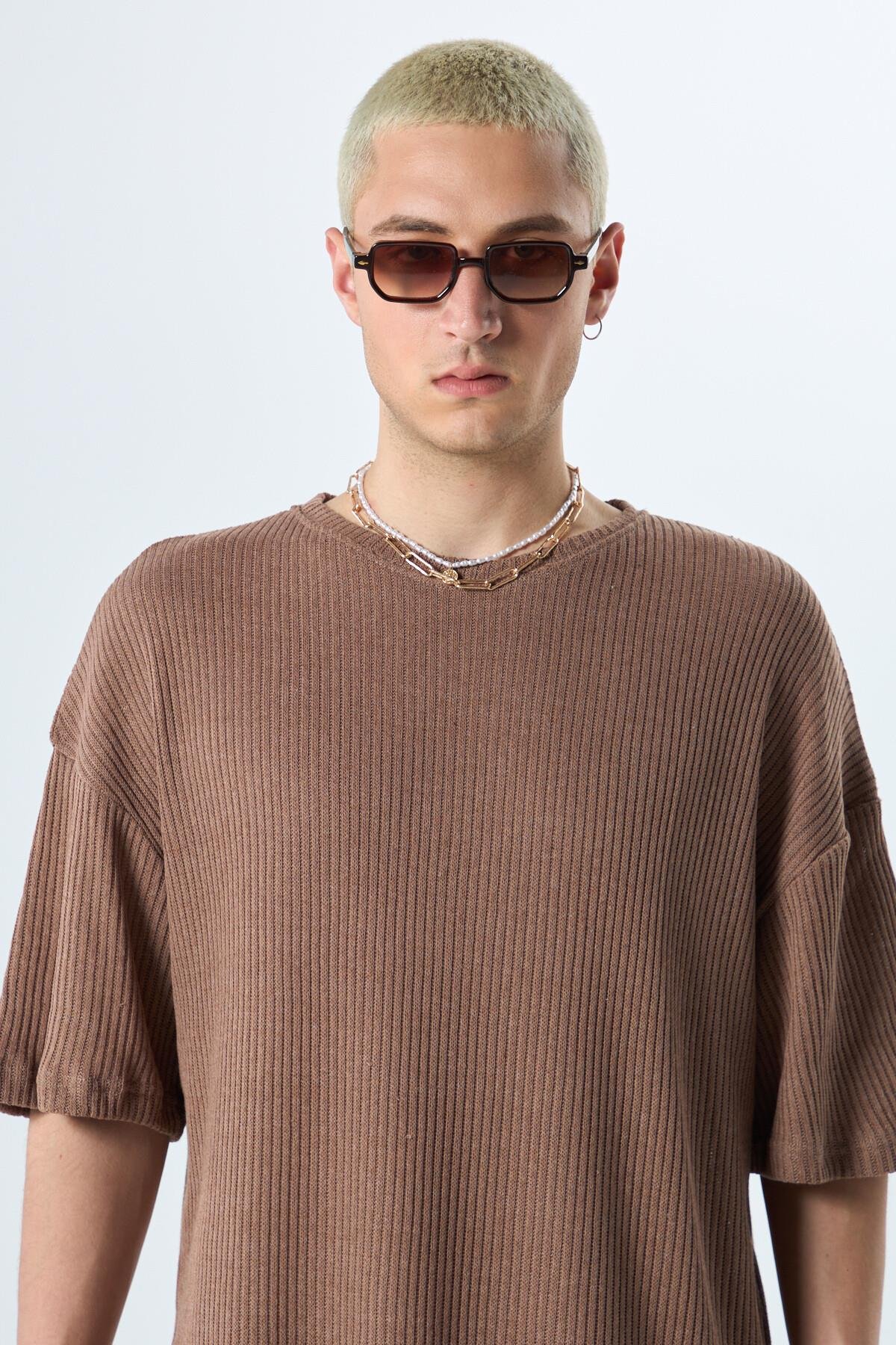 Basıc Oversize Takım Kahve