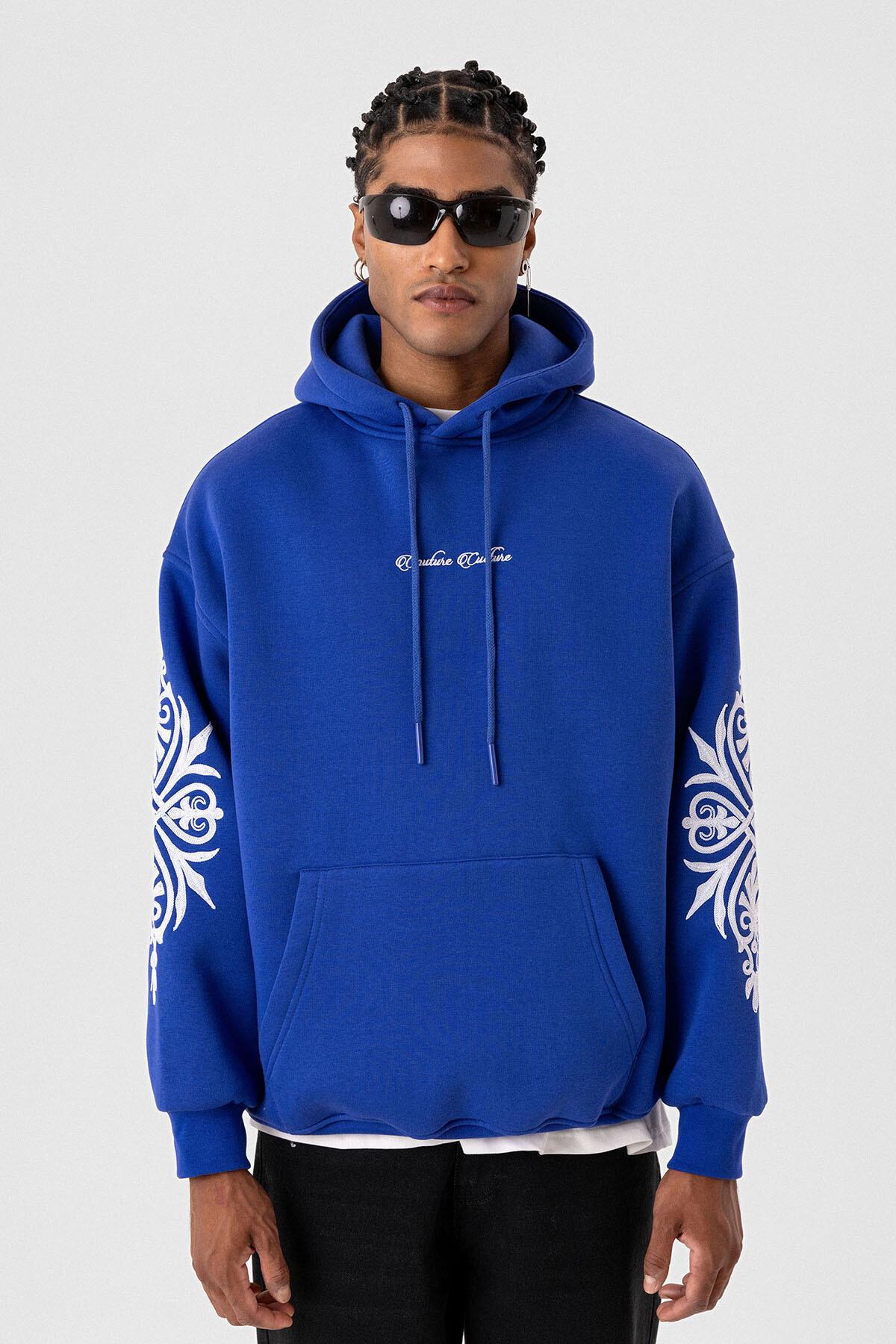 Desenli Oversize Sweatshirt Saks