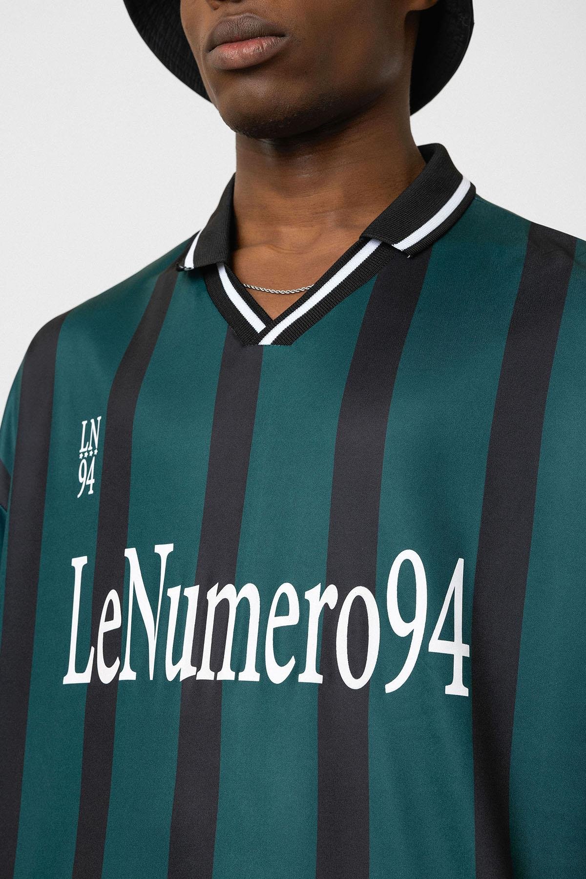 Oversize Baskılı Forma Tişört Nefti