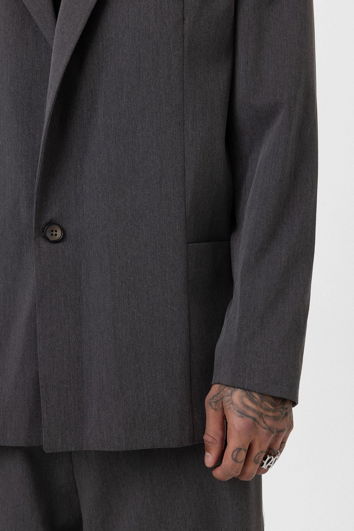 Oversize Blazer Ceket Antrasit