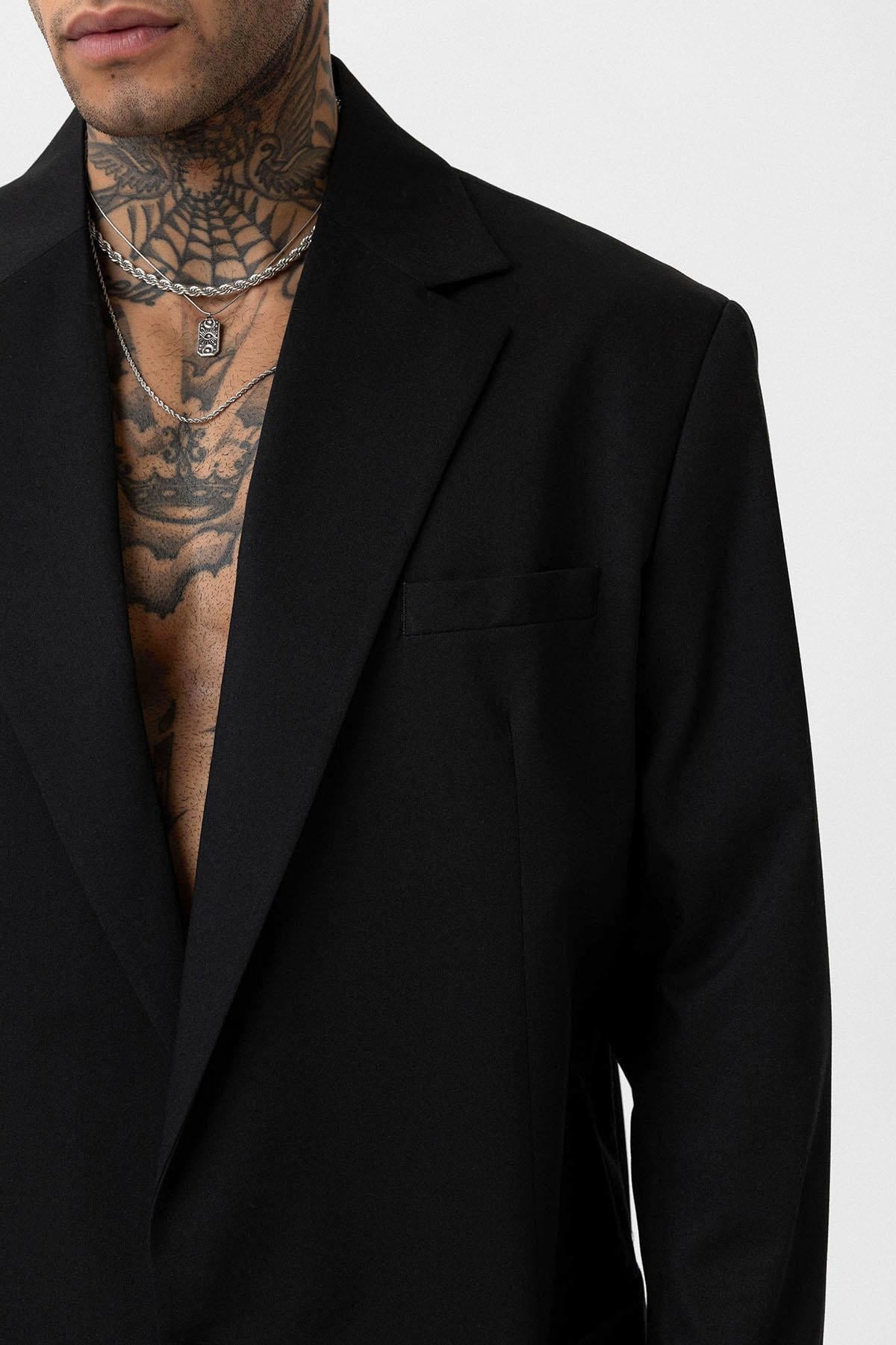 Oversize Blazer Ceket Siyah