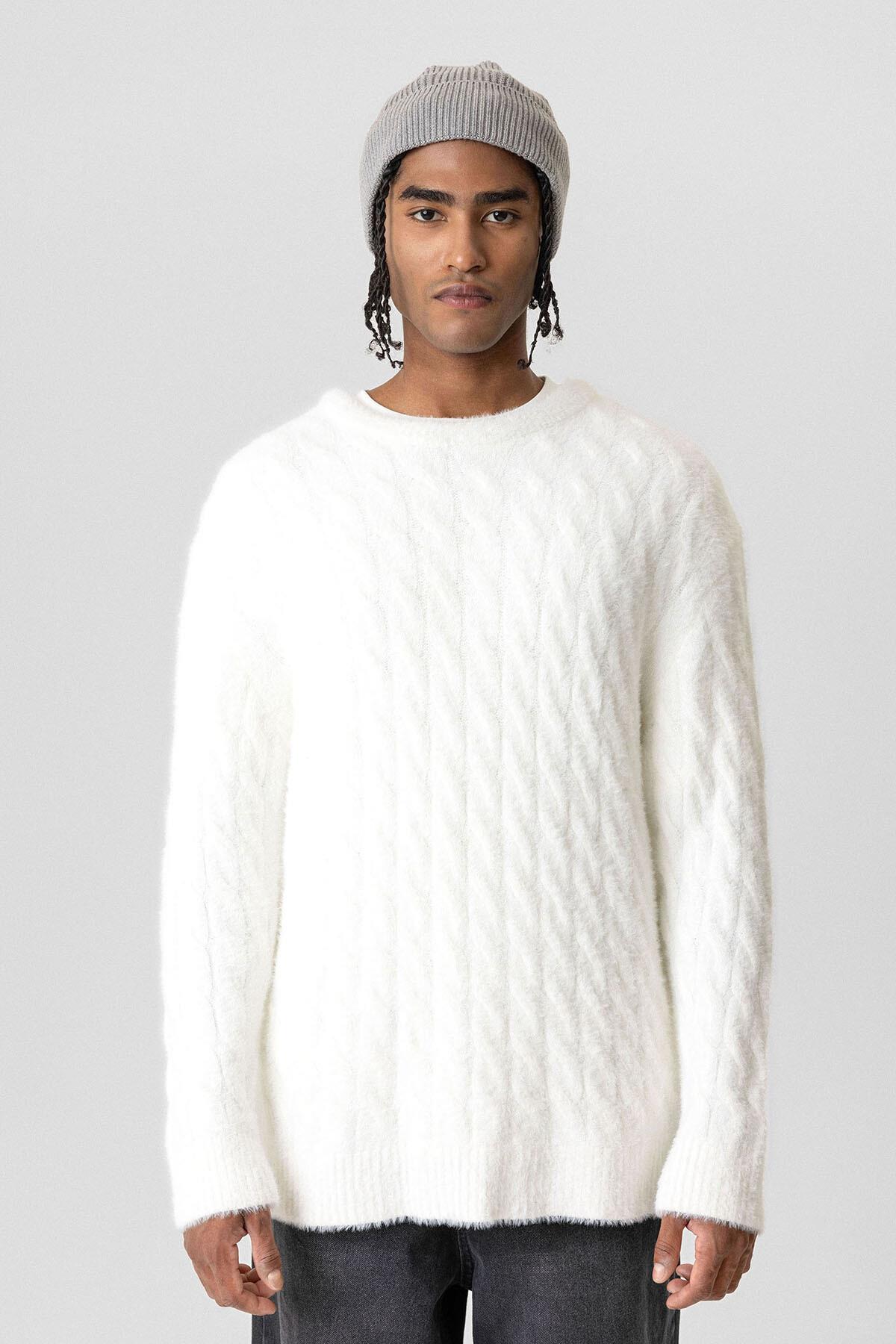 Oversize Triko Kazak Kemik