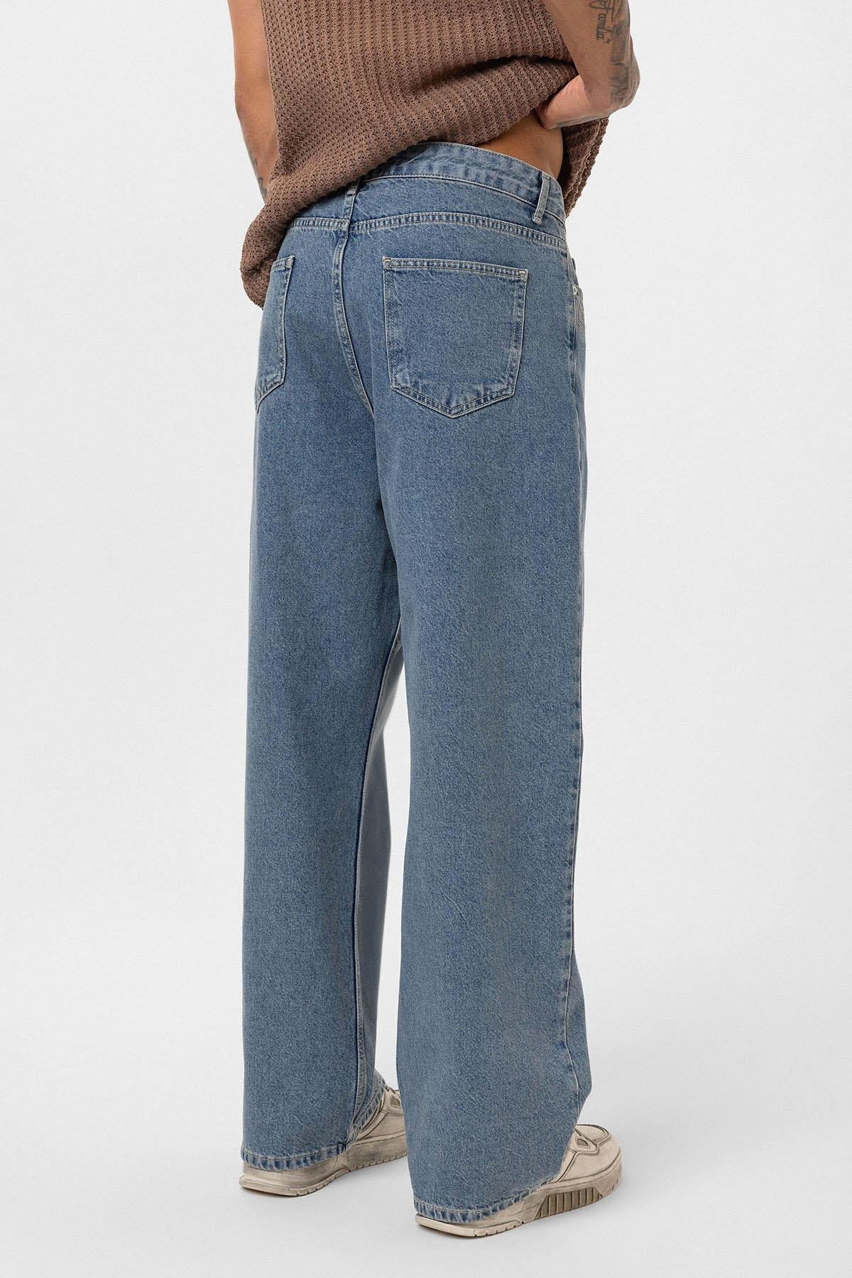 Relaxed Fıt Jean Mavi