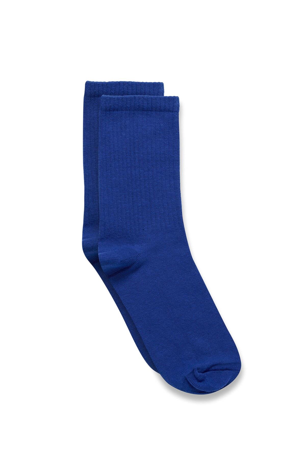 Uzun Basıc Çorap Saks