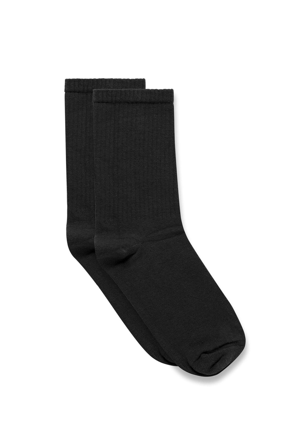 Uzun Basıc Çorap Siyah
