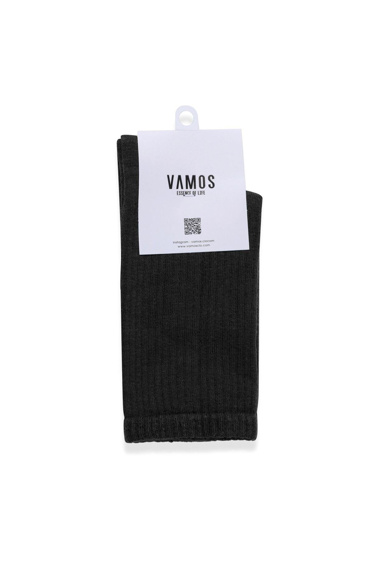 Uzun Basıc Çorap Siyah