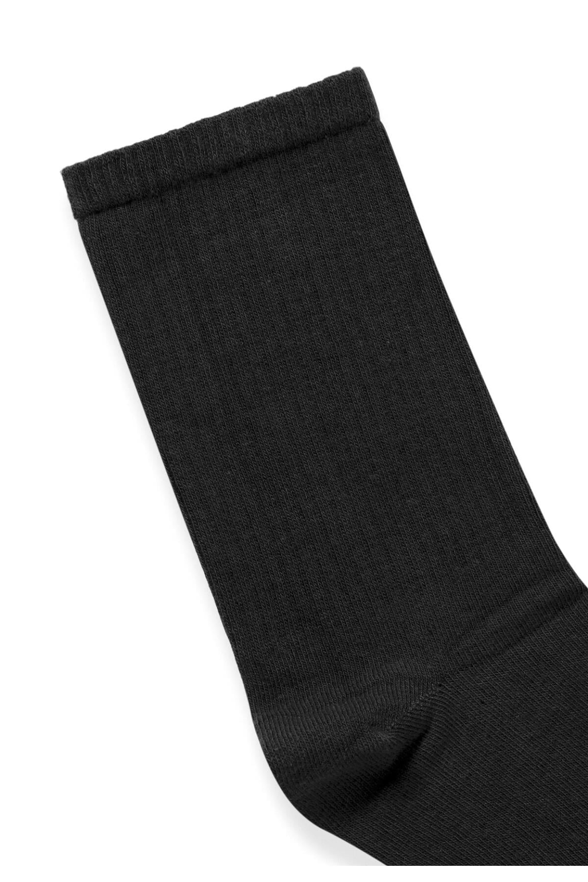 Uzun Basıc Çorap Siyah
