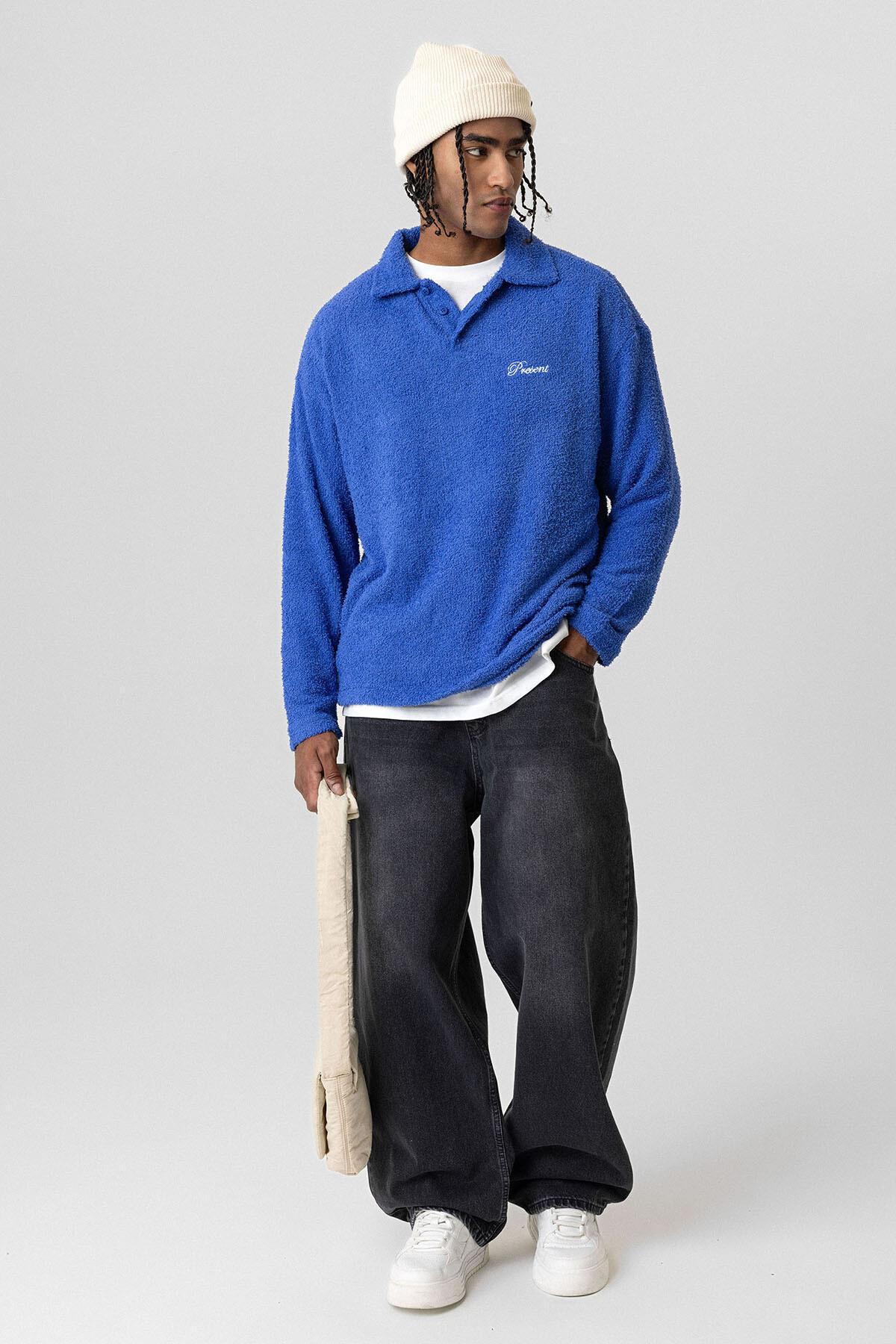 Yazı Detaylı Oversize Sweatshirt Saks