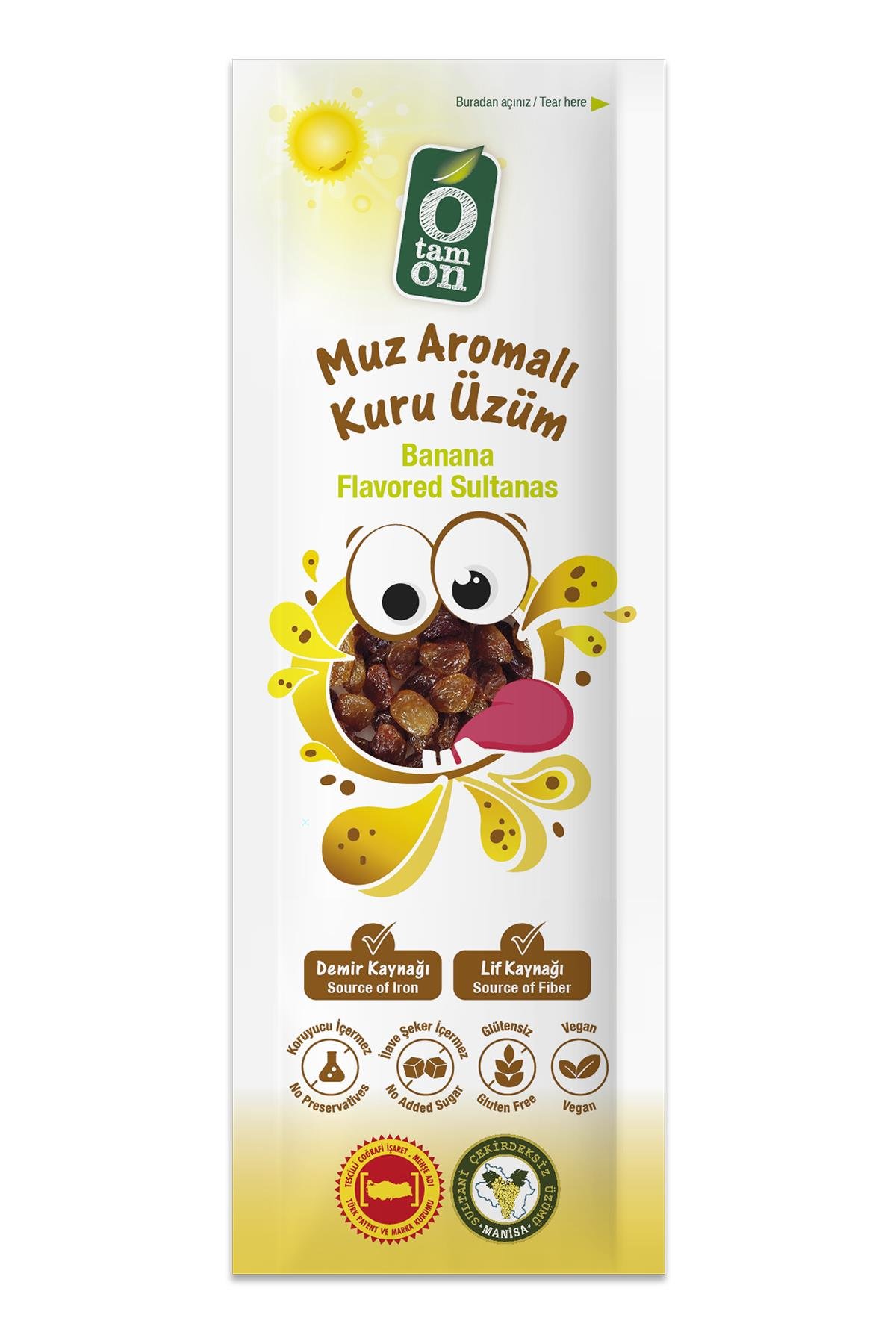 Muz Aromalı Üzüm 18x30g