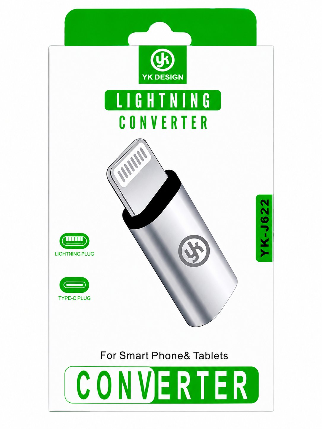 2'si 1 Arada Dönüştürücü Adaptör – iPhone ve Android Arası Çevirici, Hızlı Şarj Destekli ( TYPE-C TO LIGHTNING )