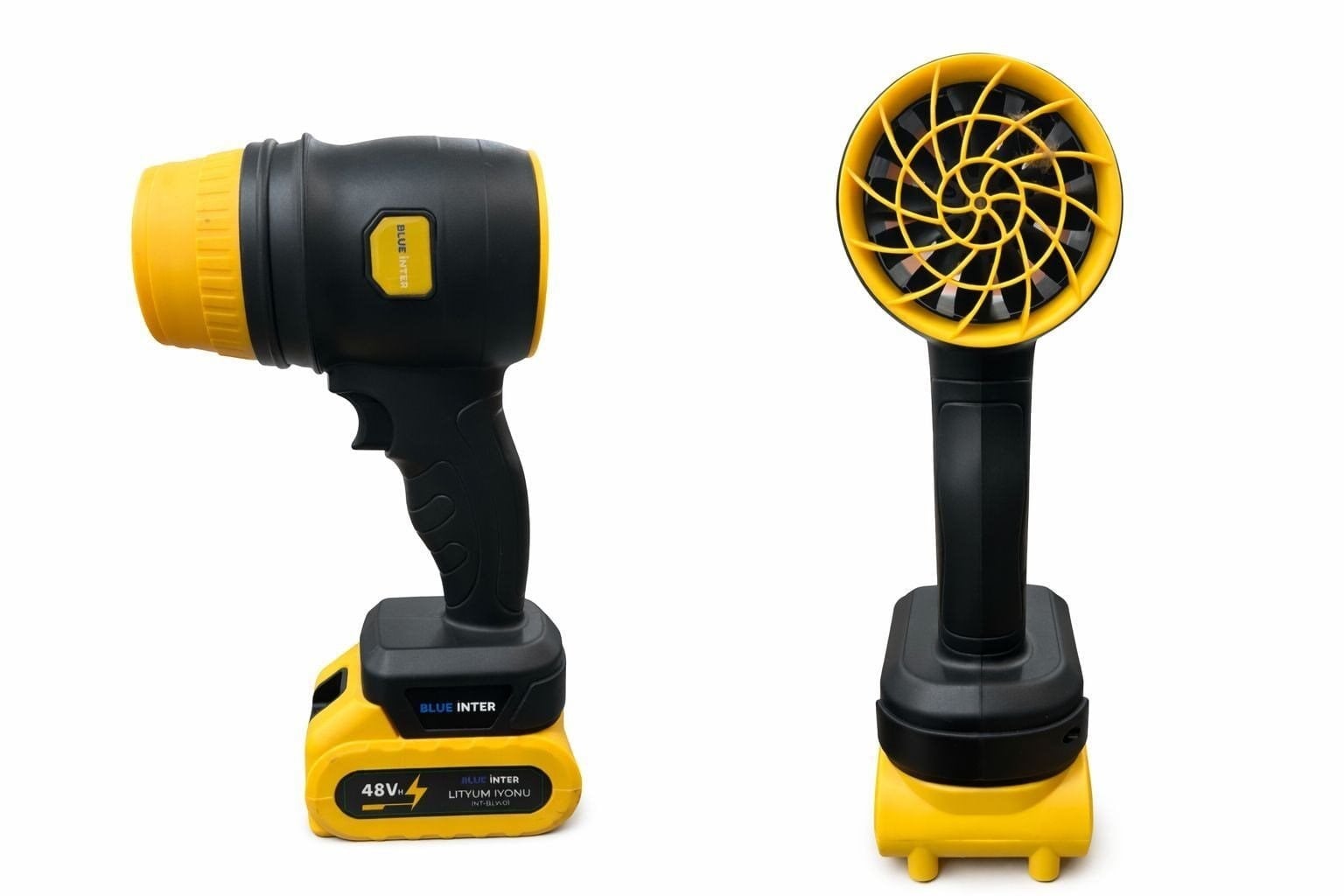 48V Turbo Hava Üfleyici Fan | Ultra Güçlü Yaprak & Araç Kurutma Makinesi