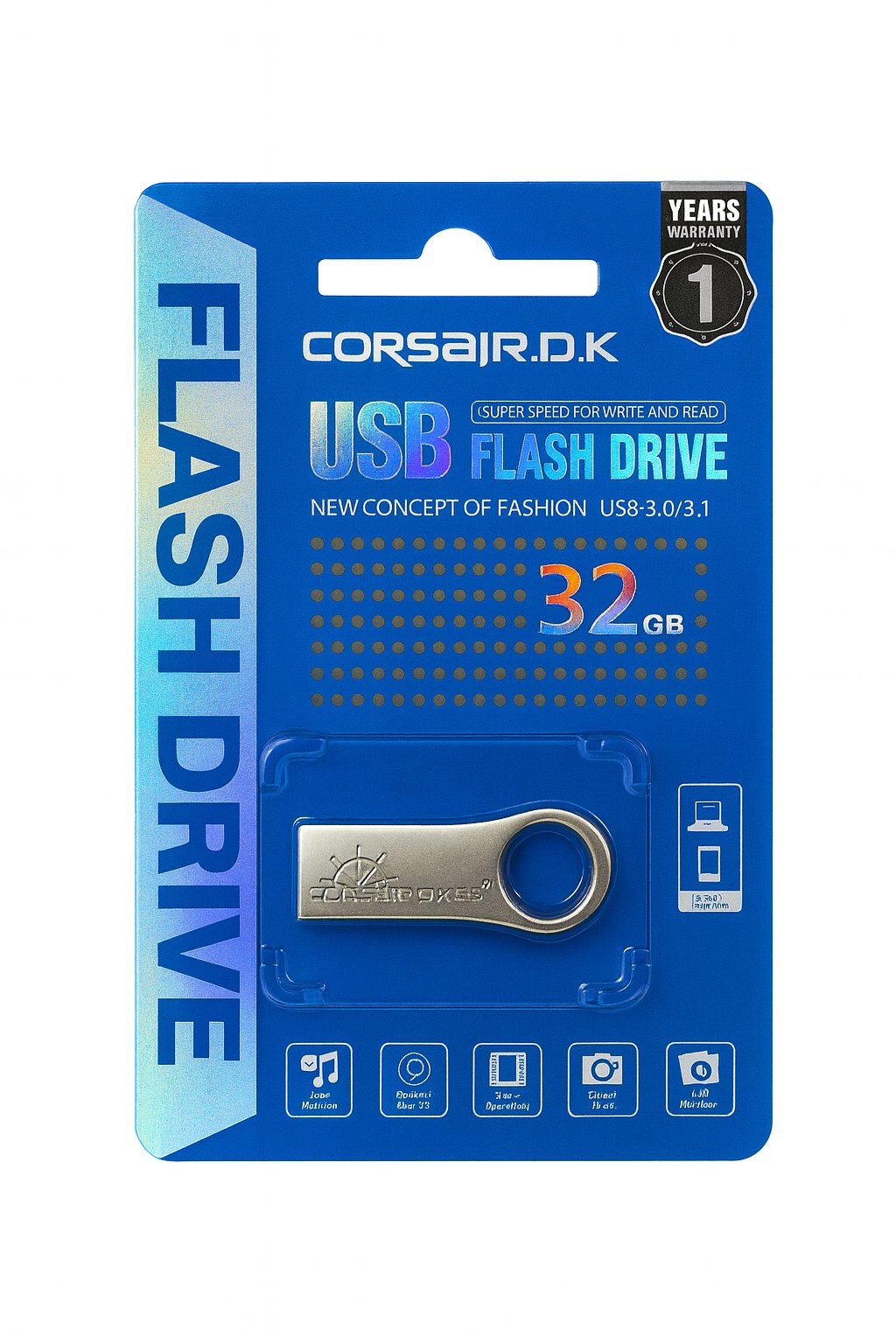 CORSAIR.D.K  32 GB FLASH BELLEK