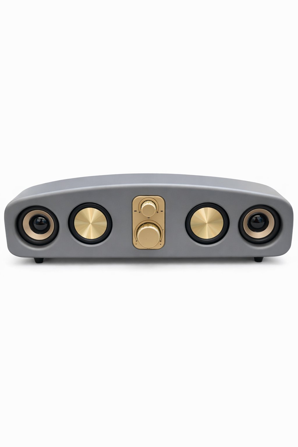 Ferro E-3403 10W Bluetooth Hoparlör | USB TF Kart AUX Destekli | Type-C Şarjlı Taşınabilir Speaker Gri