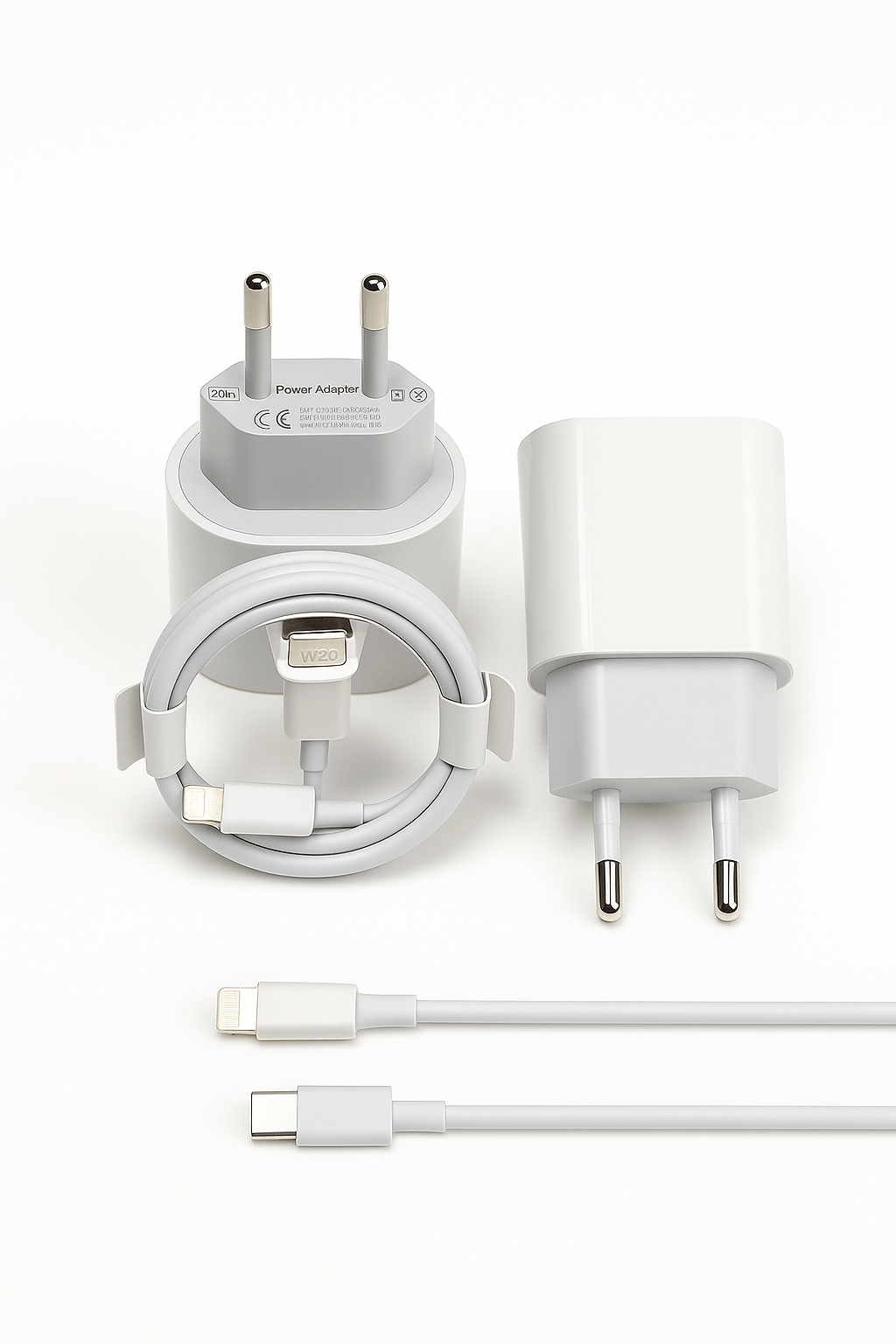 FERRO W20 PD Çıkışlı 20W 2-in-1 İOS Şarj Seti