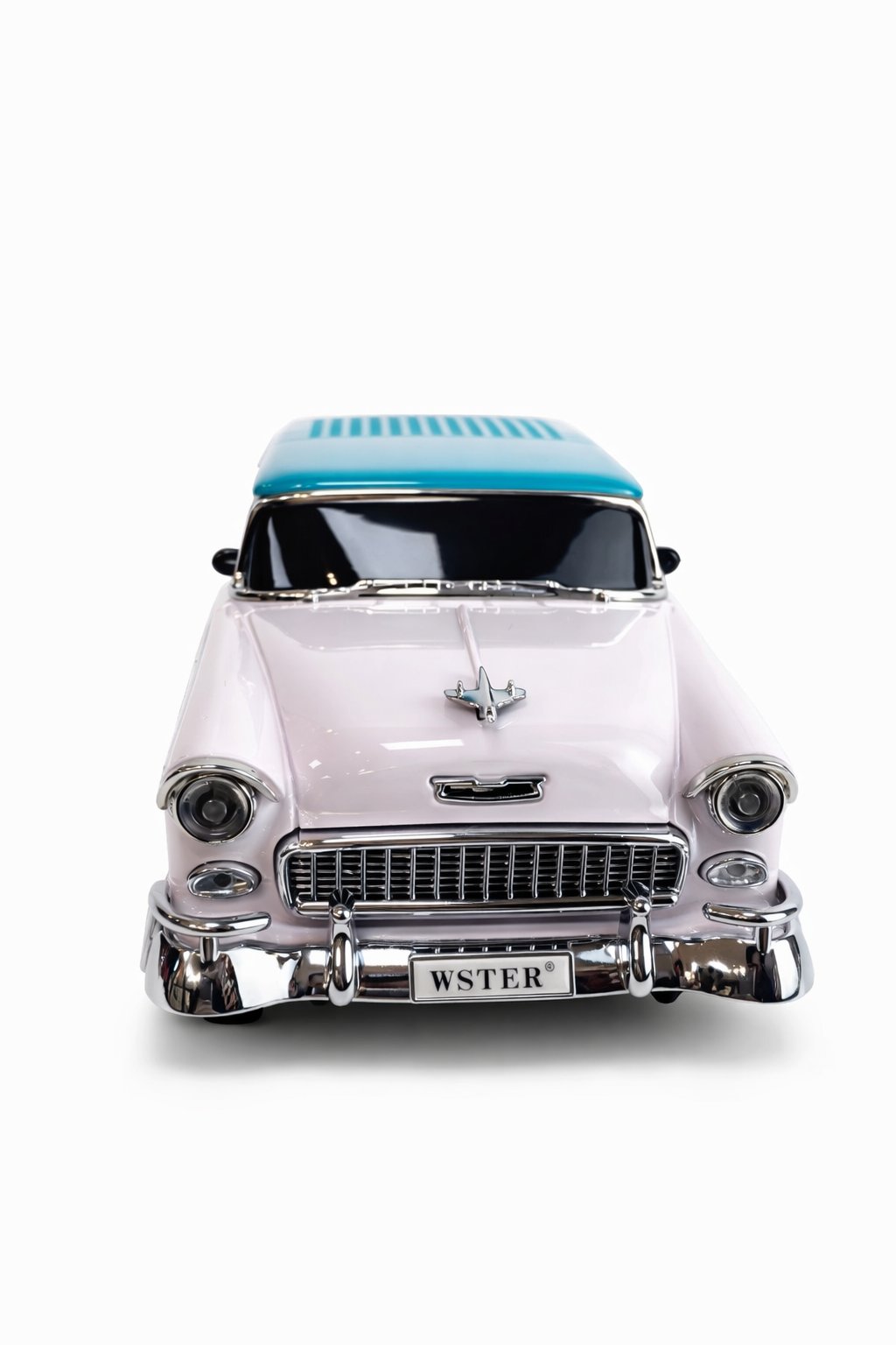 Ferro WS-1955 Nostaljik Araba Görünümlü Bluetooth,Hafıza Kartı,Usb Bellek,Aux Ve Radyo Destekli Hoparlör Beyaz