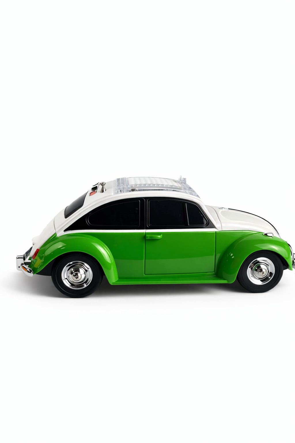 Ferro WS-1958BT Nostaljik Araba Görünümlü LED Işıklı Bluetooth,Hafıza Kartı,Usb Bellek,Aux Ve Radyo Destekli Hoparlör Yşil