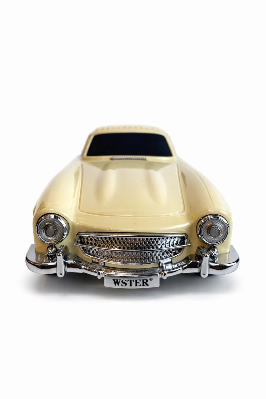 Ferro WS-300SL Nostaljik Araba Görünümlü Bluetooth,Hafıza Kartı,Usb Bellek,Aux Ve Radyo Destekli Hoparlör Bej