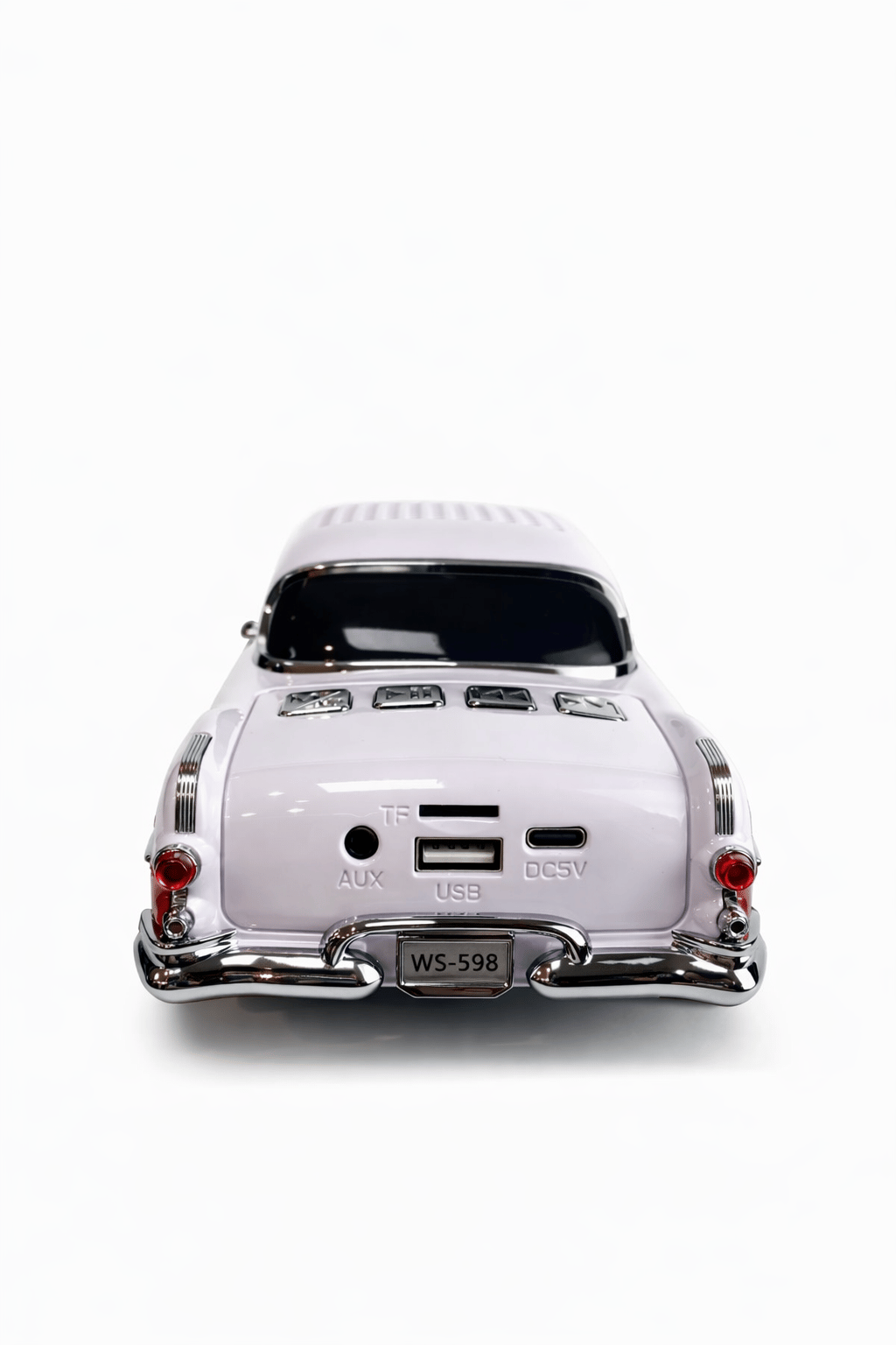 Ferro WS-598 Nostaljik Araba Görünümlü Bluetooth,Hafıza Kartı,Usb Bellek,Aux Ve Radyo Destekli Hoparlör
