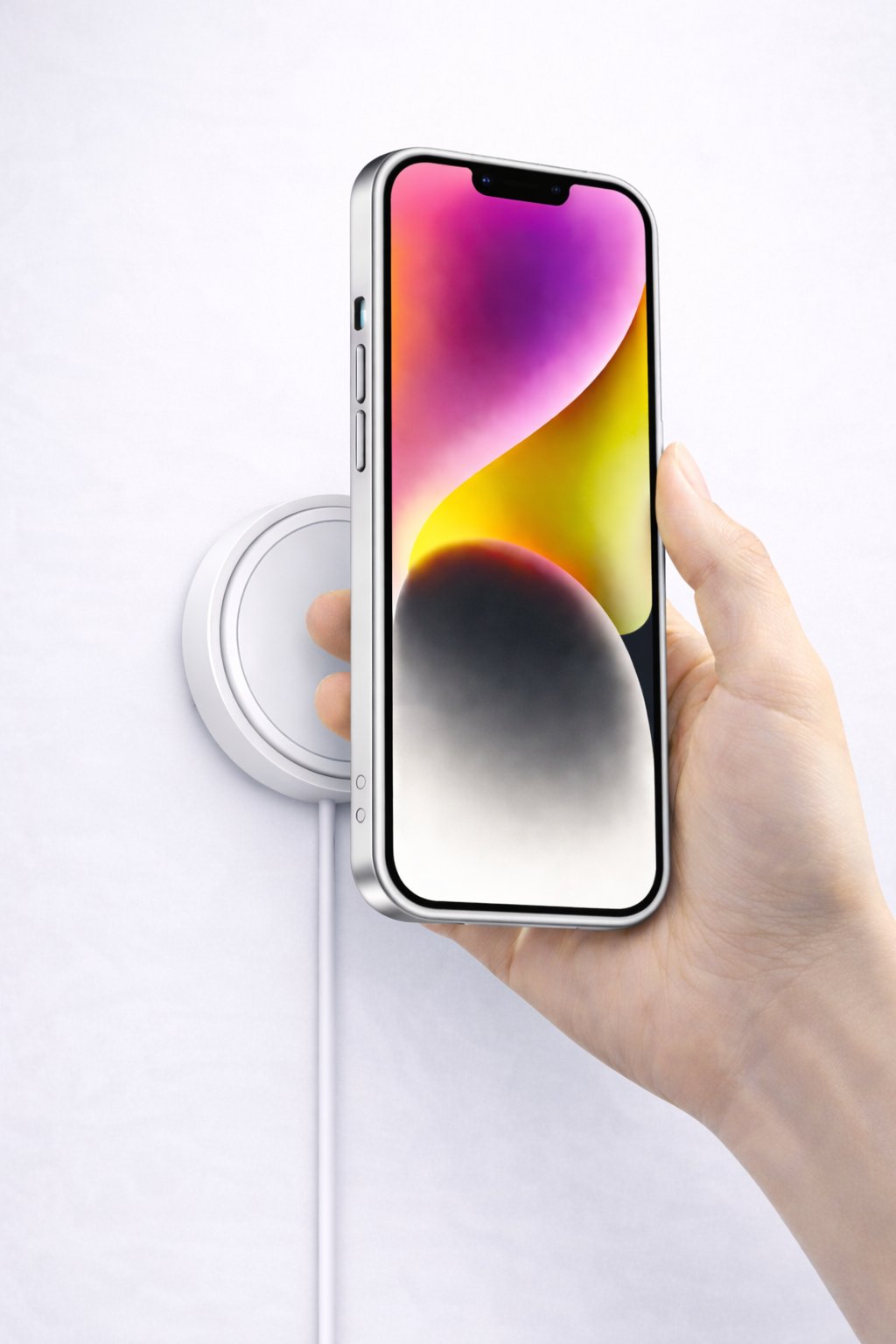 İPhone 13 Pro Uyumlu İPhone 17 Pro Görünümlü Magsafeli Kamera Kamera Lensli Kılıf Silver