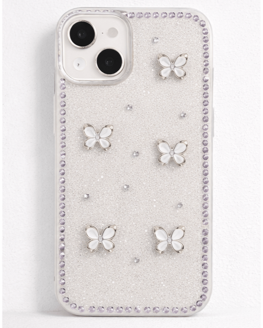 İPhone 13 Uyumlu Simli Desenli Kılıf