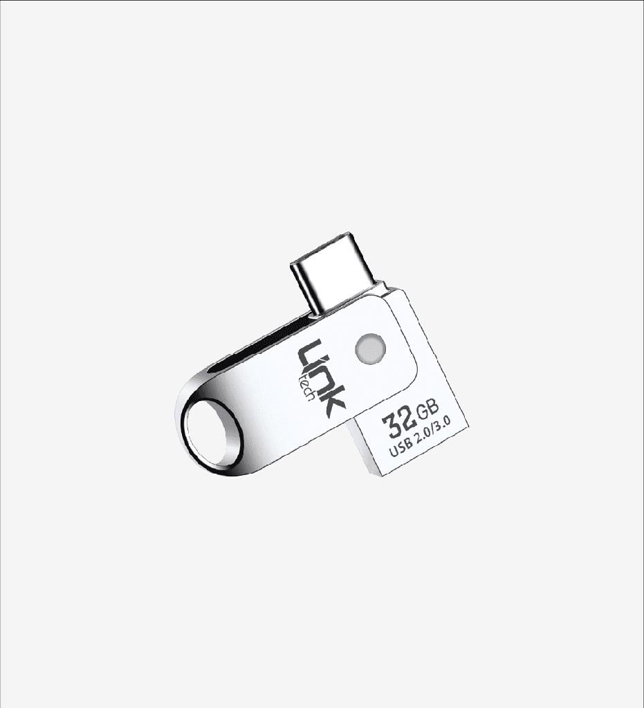 LinkTech C232 Premium Dual 30mb/s 32GB Tip-C USB OTG Flash Bellek