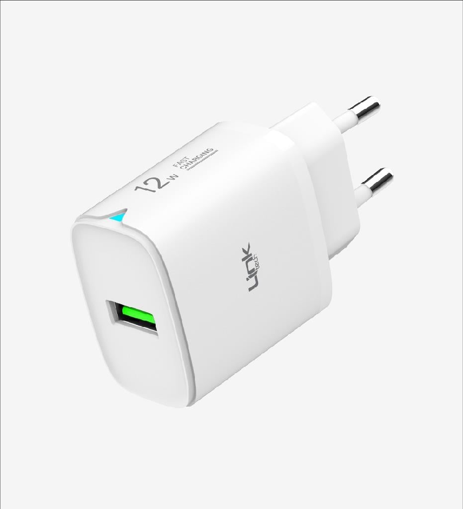 LinkTech C301 Strong 12W Micro USB Kablolu Hızlı Şarj Adaptörü BeyazB
