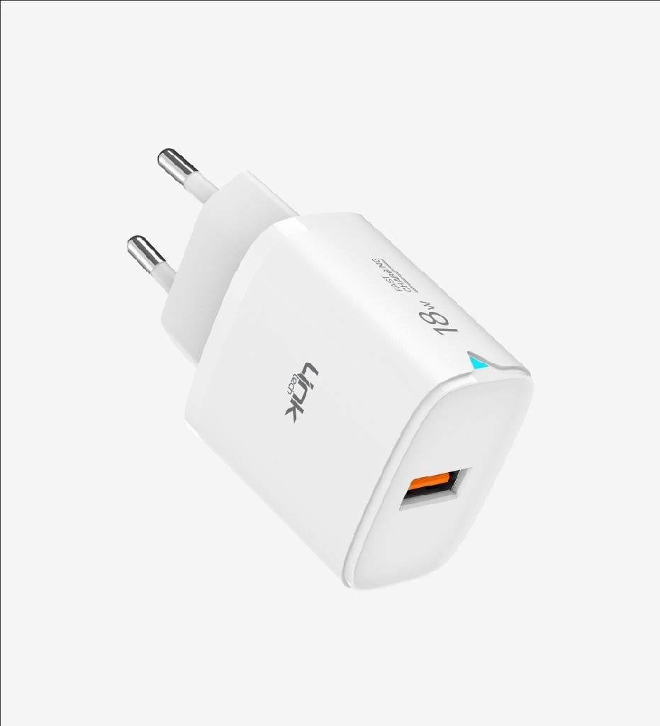 LinkTech C304 Strong 18W Hızlı Şarj Adaptörü Beyaz