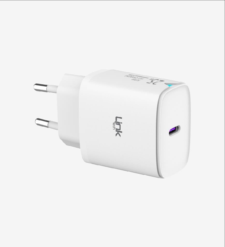 LinkTech C310 Safe 25W Hızlı Şarj Adaptörü Beyaz