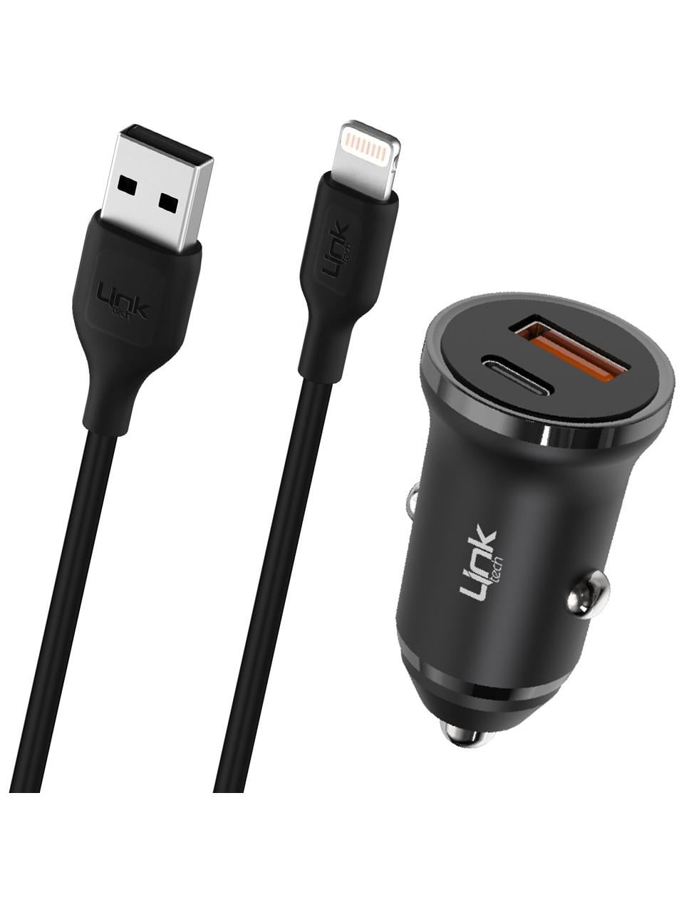 LinkTech C484 ECO Çevre Dostu PD 20W Dual Power Delivery Araç Şarj Aleti 