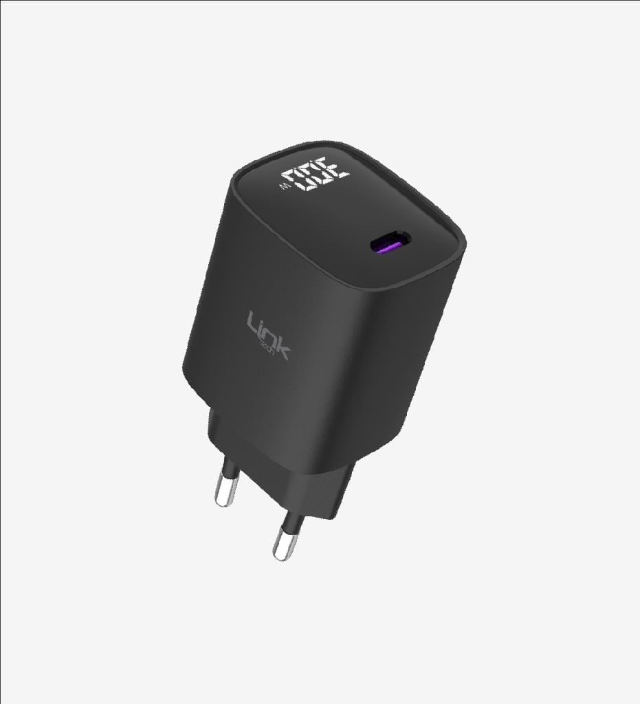LinkTech G846 Premium Mini 30W USB-C Süper SI Şarj Adaptörü