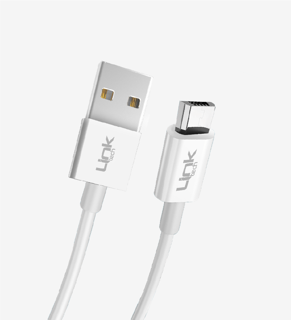 LinkTech K565 Strong 30cm 2.4A Mikro USB Powerbank Şarj Kablosu Siyah