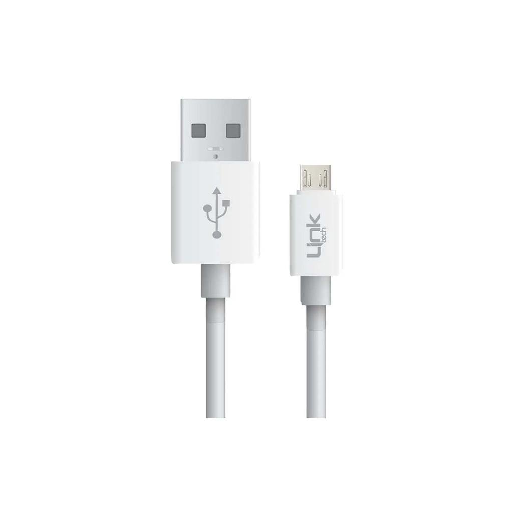 LinkTech K565 Strong 30cm 2.4A Mikro USB Powerbank Şarj Kablosu Siyah
