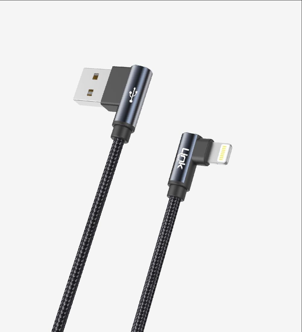 LinkTech K592 Örgülü Dirsekli Metal Başlı 150cm USB - Micro  3A Şarj Kablosu  Listeye Geri Dön