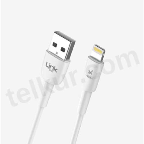 LinkTech K601 Soft & Fast 1m 3A Lightning USB Şarj Kablosu